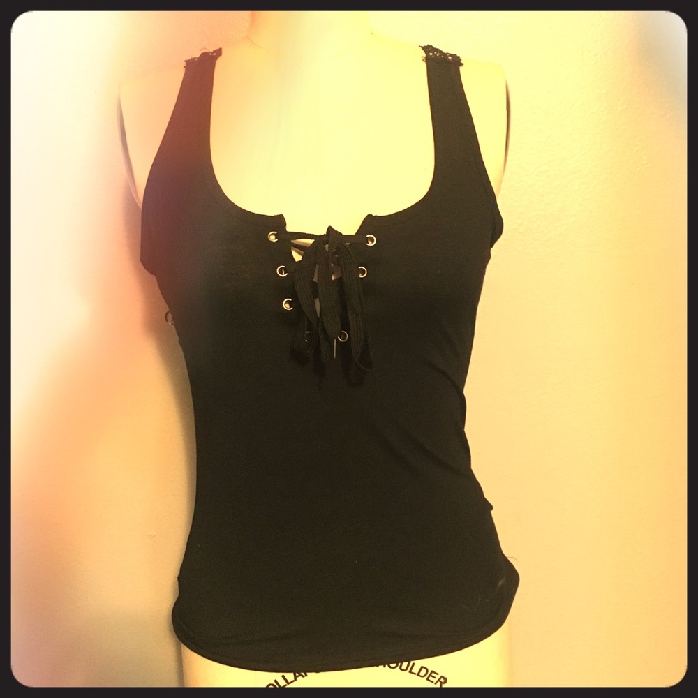 Black sexy tank top